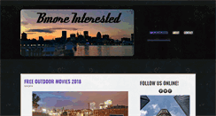 Desktop Screenshot of bmoreinterested.com